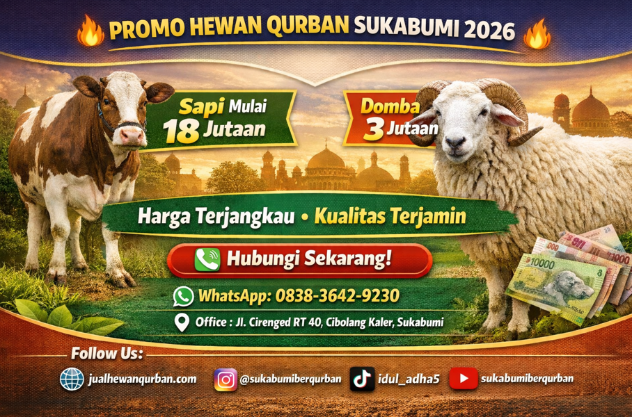 Jual Sapi Domba Qurban Sukabumi