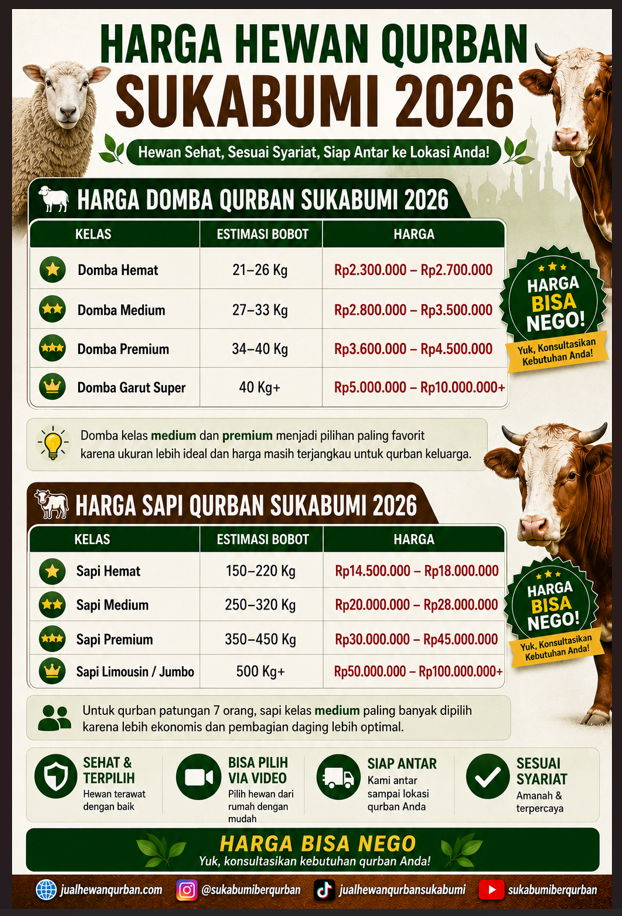harga hewan qurban sukabumi2026